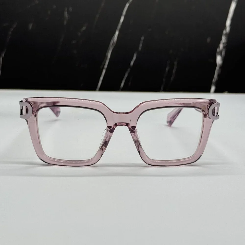 NEW VALENTINO V-SIDE VLX-131C PINK SQUARE EYEGLASSES VALENTINO